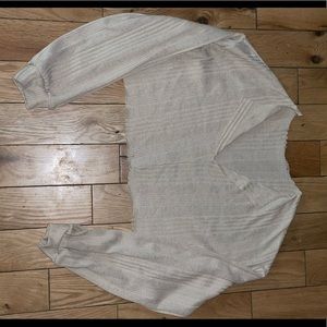 pretty sandy cropped top xs